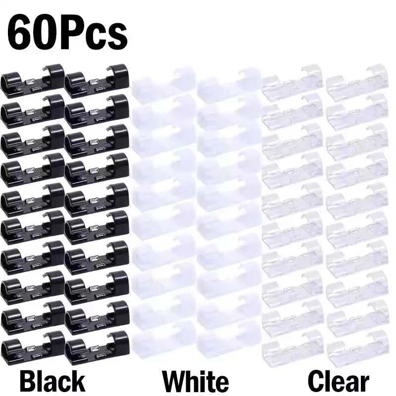 Clips Organizadores de Cables Kanso™ | Pack Minimalista