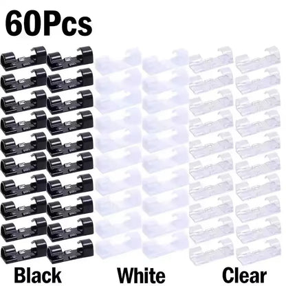 Clips Organizadores de Cables Kanso™ | Pack Minimalista