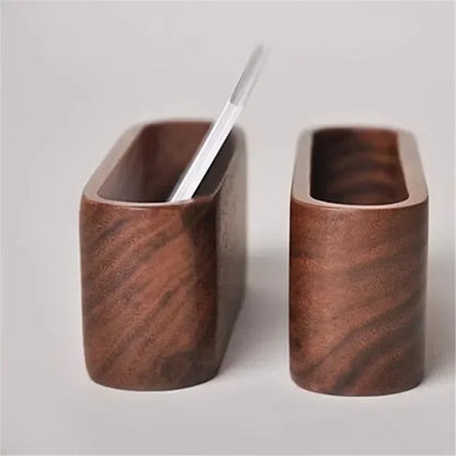 Tarjetero de Madera Kanso™ | Escritorio Minimalista