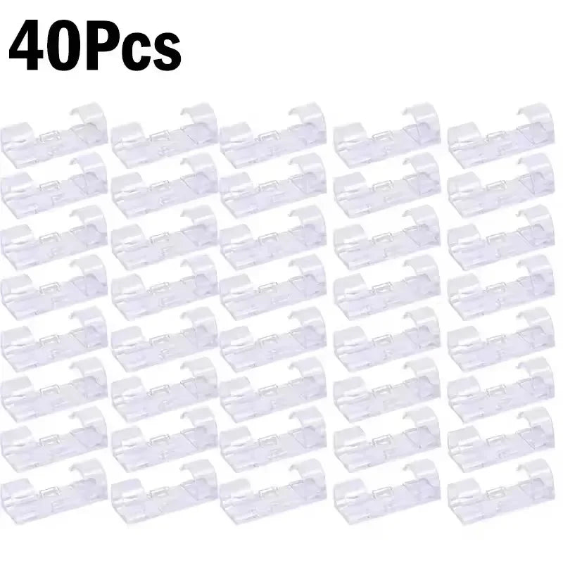 Clips Organizadores de Cables Kanso™ | Pack Minimalista